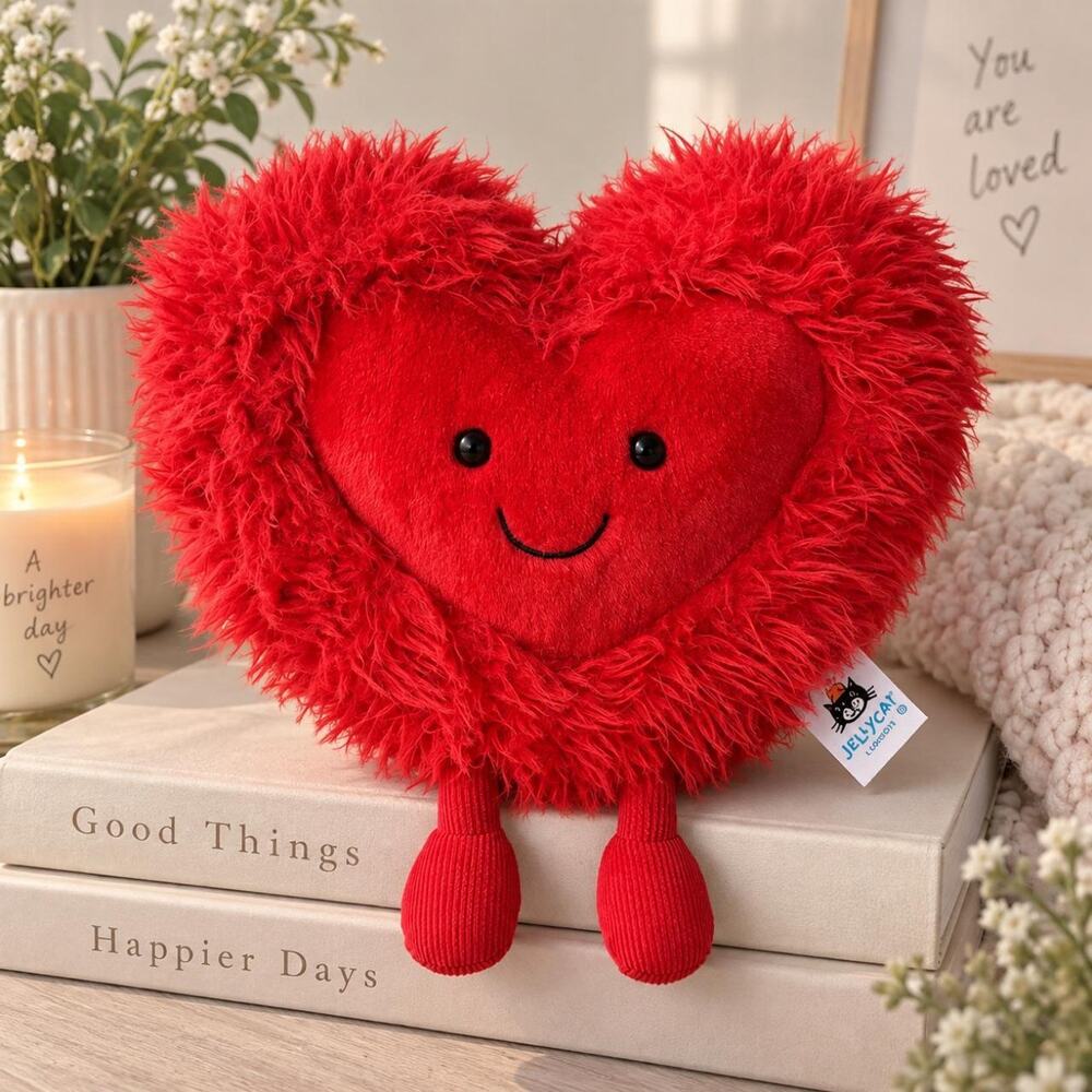 Jellycat amuseable red heart amuseable